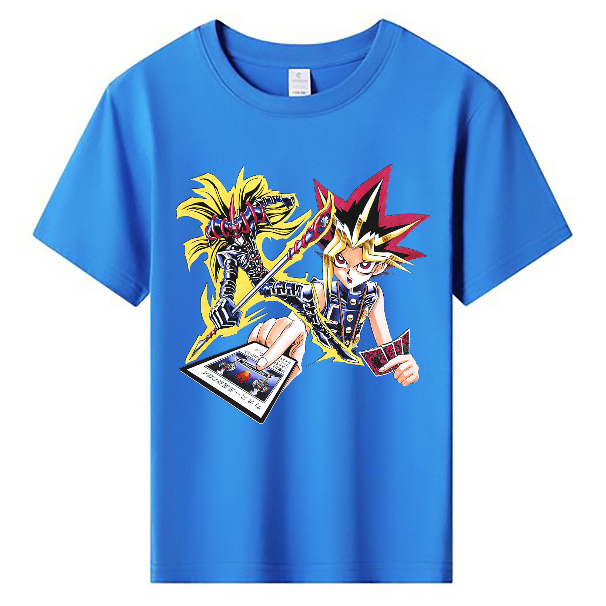 （画像用） 遊☆戯☆王 Yu-Gi-Oh! 綿100％キッズTシャツ（フロントプリント）